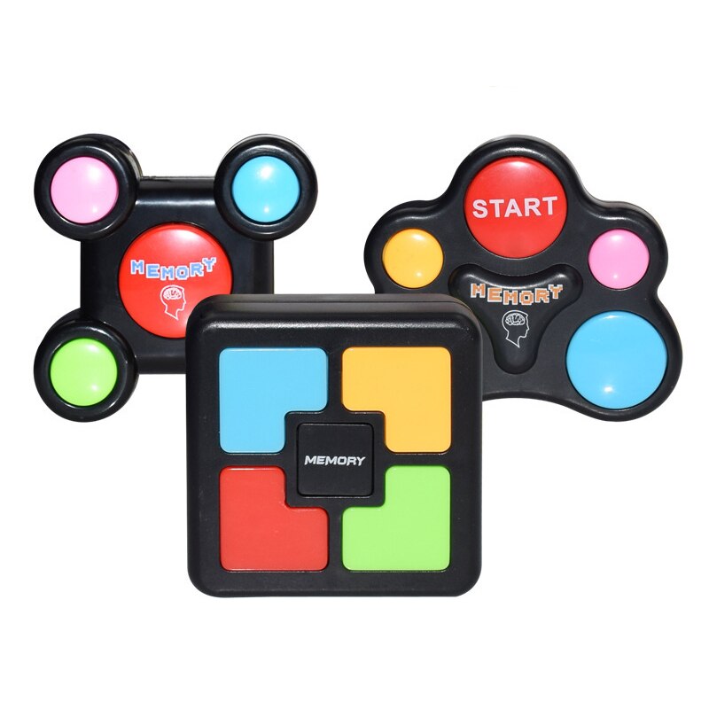 Children'S Educational Memory Game Machine LED Light And Sound Multi-Person Interactive Toy Training Hand-Brain Coordination