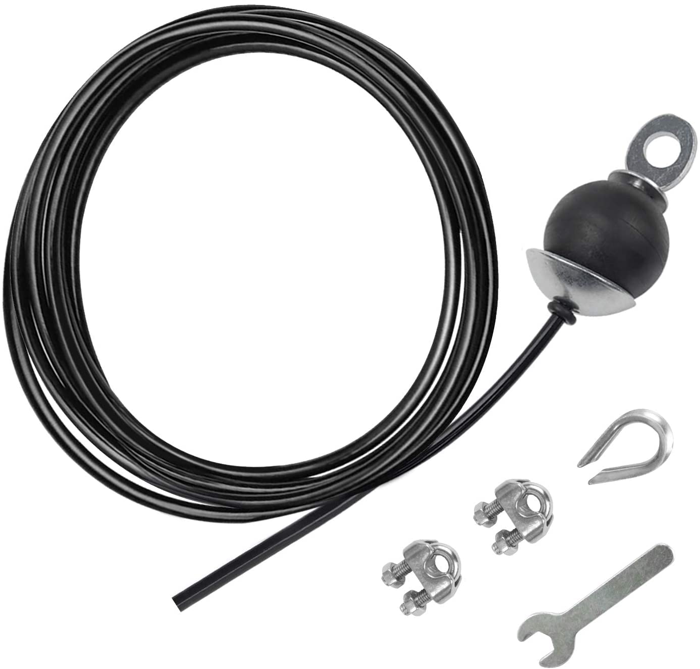 Cavo puleggia di ricambio per macchina fitness, fune metallica in acciaio resistente, accessori per allenamento per la forza domestica, 2M, 2,5m, 3M, 4: Oro