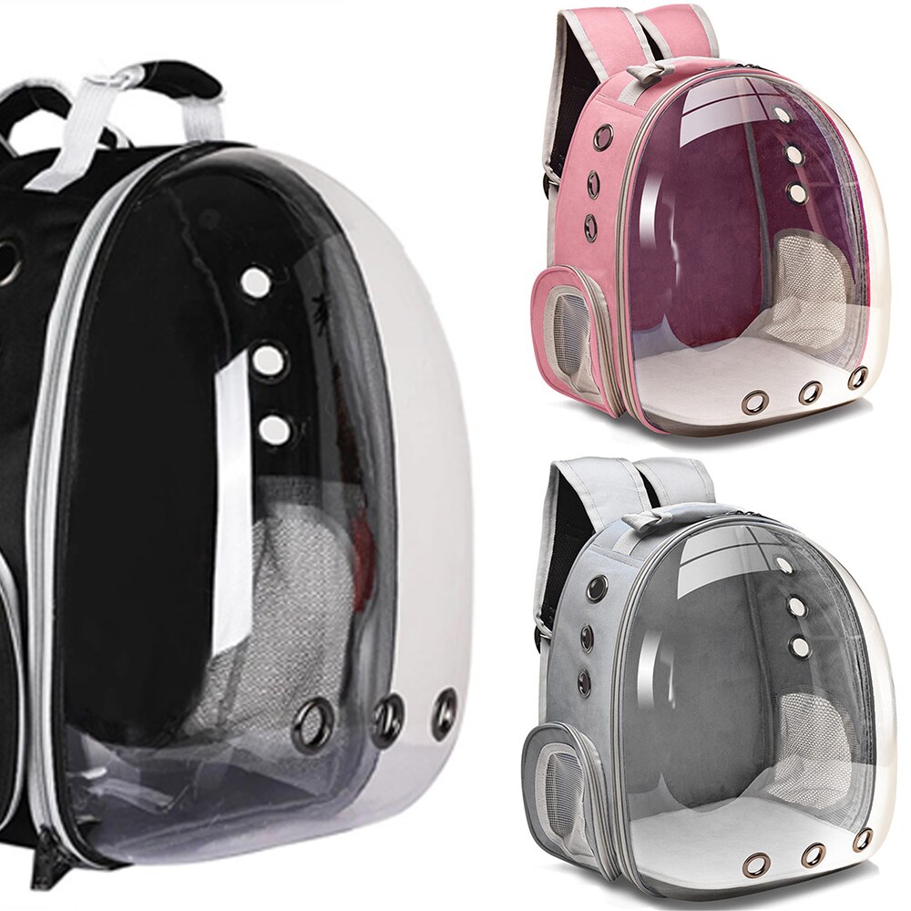 Pet Bag Dog Capsule Cage Accessories Carrying Breathable Outdoor Window Bubble Transparent Portable Travel Cat Bag