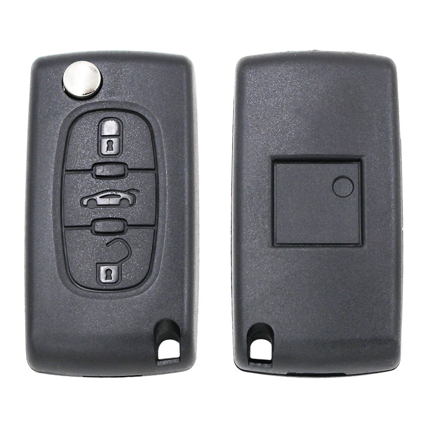 3 przycisk zdalny inteligentny obudowa kluczyka samochodowego obudowa VA2 nie oszlifowany ostrze dla marki Peugeot 407 SW ostrze bez rowka bez baterii uchwyt na
