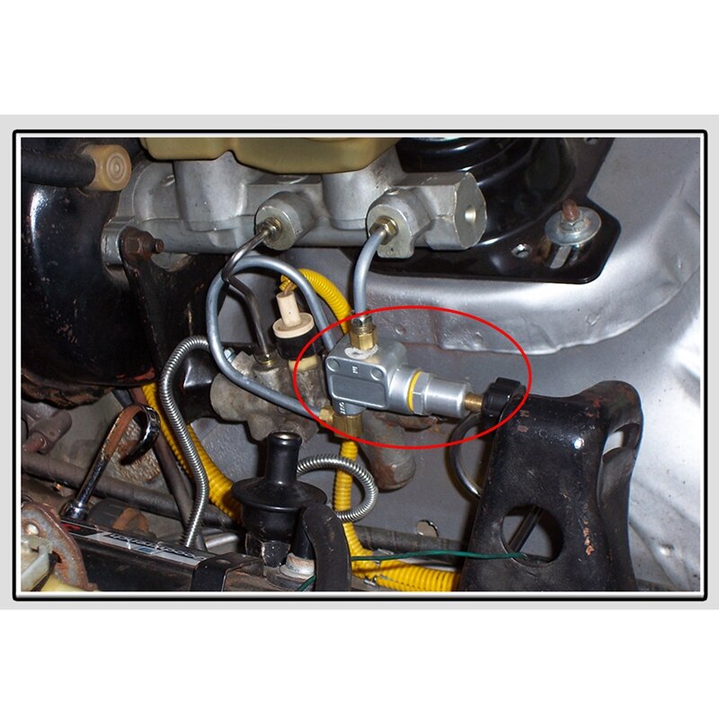 Brems Proportionalventil Aluminium - Universal Druckregler Für Motorsport & Tuning