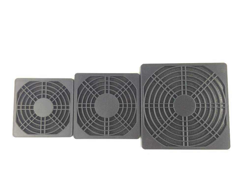 Abs dammtät fläktfilter nylonplatta för pc-datorhölje kylfläktskydd datorventilatorgrill