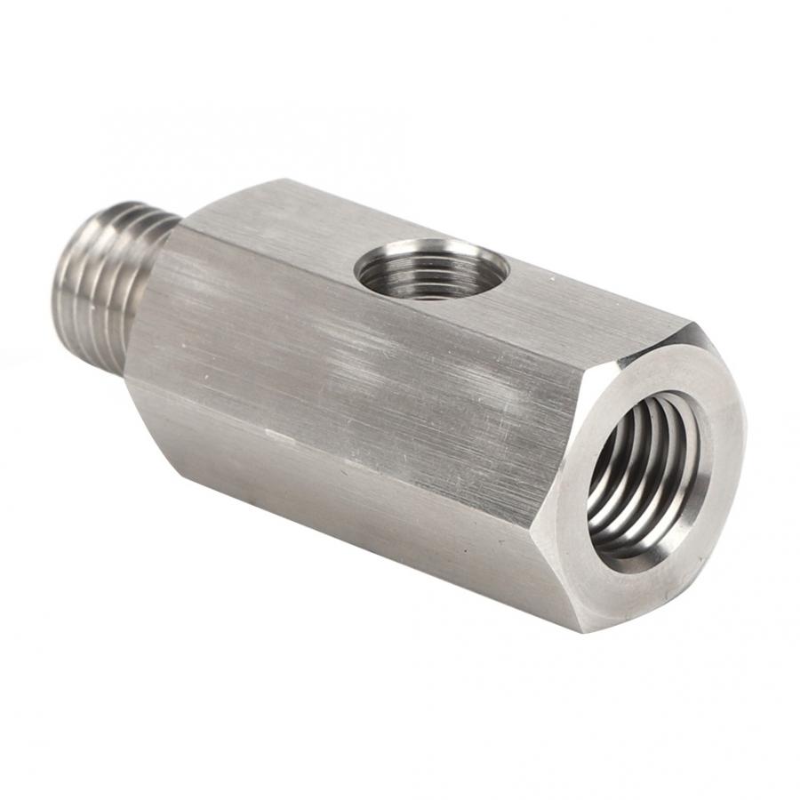 turbosprężarka czujnik ciśnienia oleju trójnik adapter akcesoria samochodowe ze stali nierdzewnej akcesoria samochodowe m12x1, 5 1/8 NPT