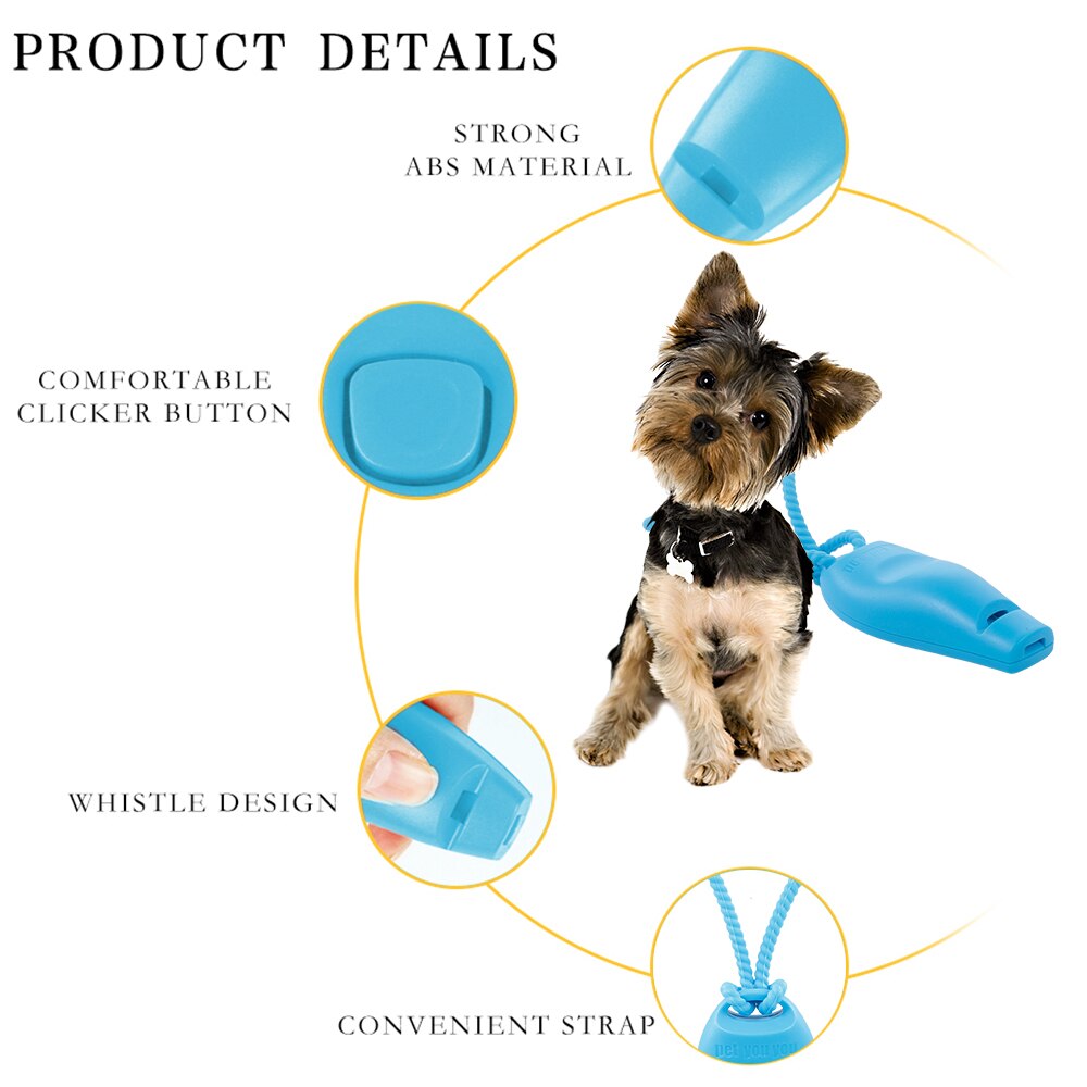Dog Clicker with Whistle Anti Bite puppy Muzzle dog toys Silicone Duck Mouth Shape Pet Training Mouth Cover for pet supplies