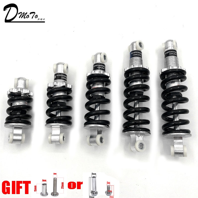 100MM 125MM 150MM 180MM 190MM 200MM rear suspension shock for 47cc 49CC super Minimoto ATV electric scooter mini Pocket Bike