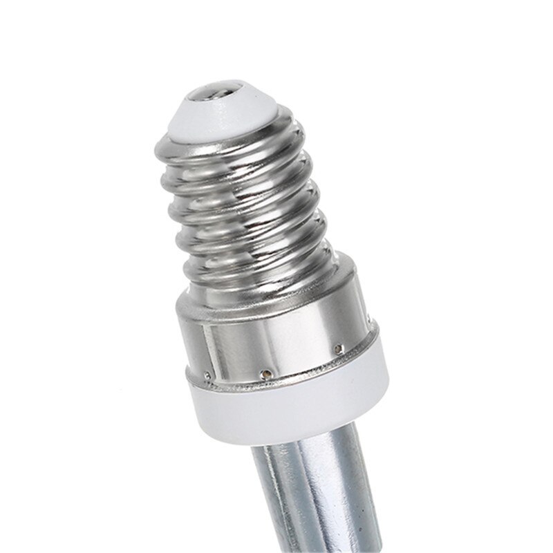 1pcs AC250V E14 om E27 Flexibele Extend Lamp Basis Lamp Extension Adapter Schroef Houder Socket Converter 18CM Wit