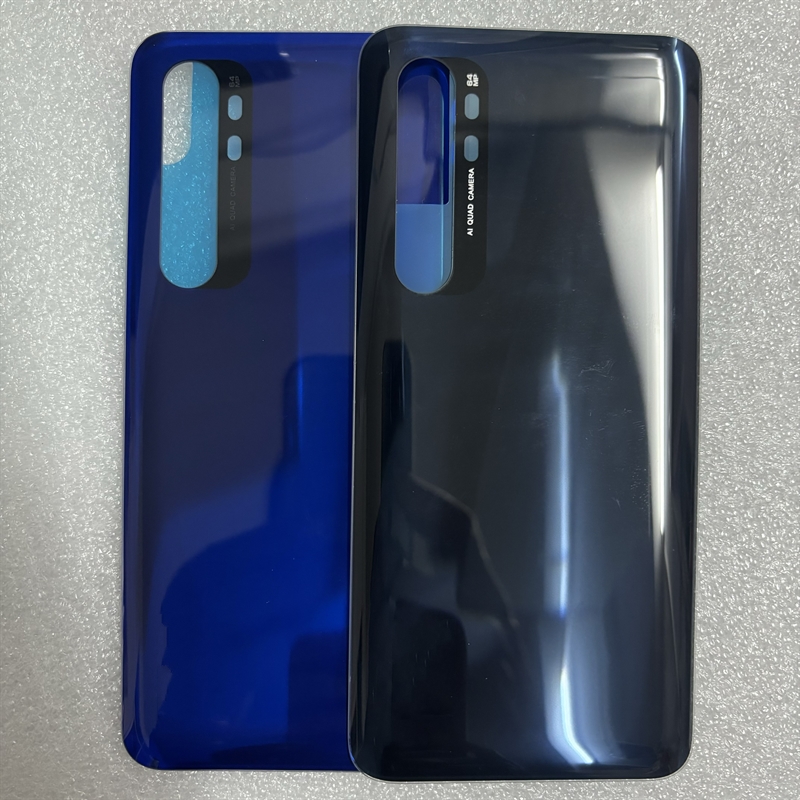 A+ til xiaomi mi note 10 lite batteridæksel bagglaspanel baghus til mi note 10 lite bagbatteridæksel