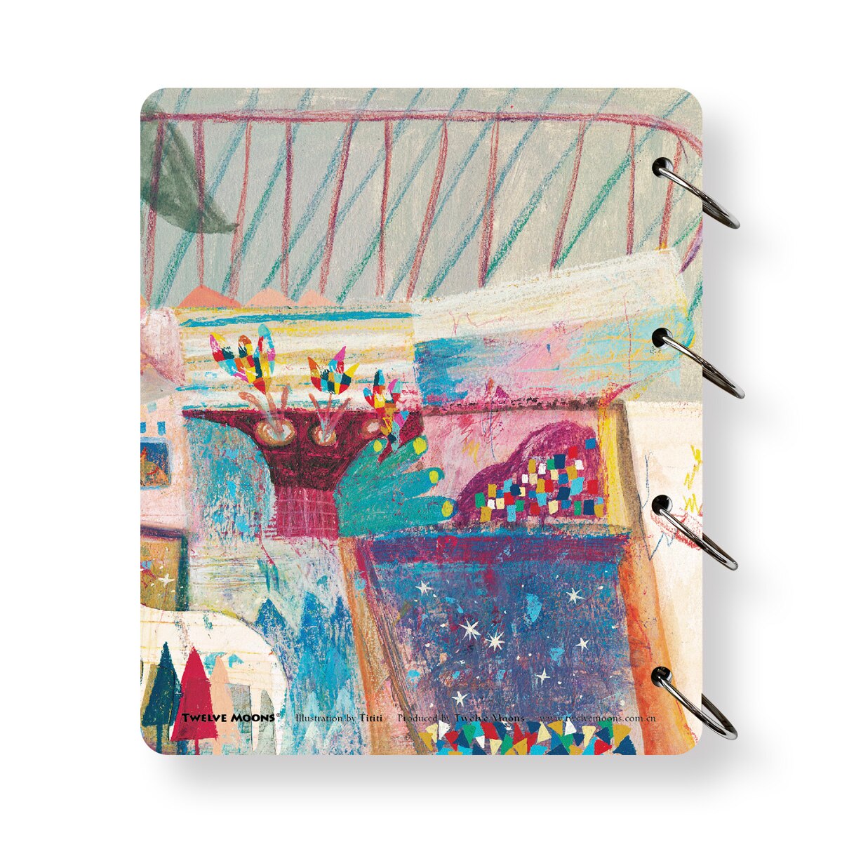 Cute Loose-leaf book illustration hand-painted book illustration book graffiti