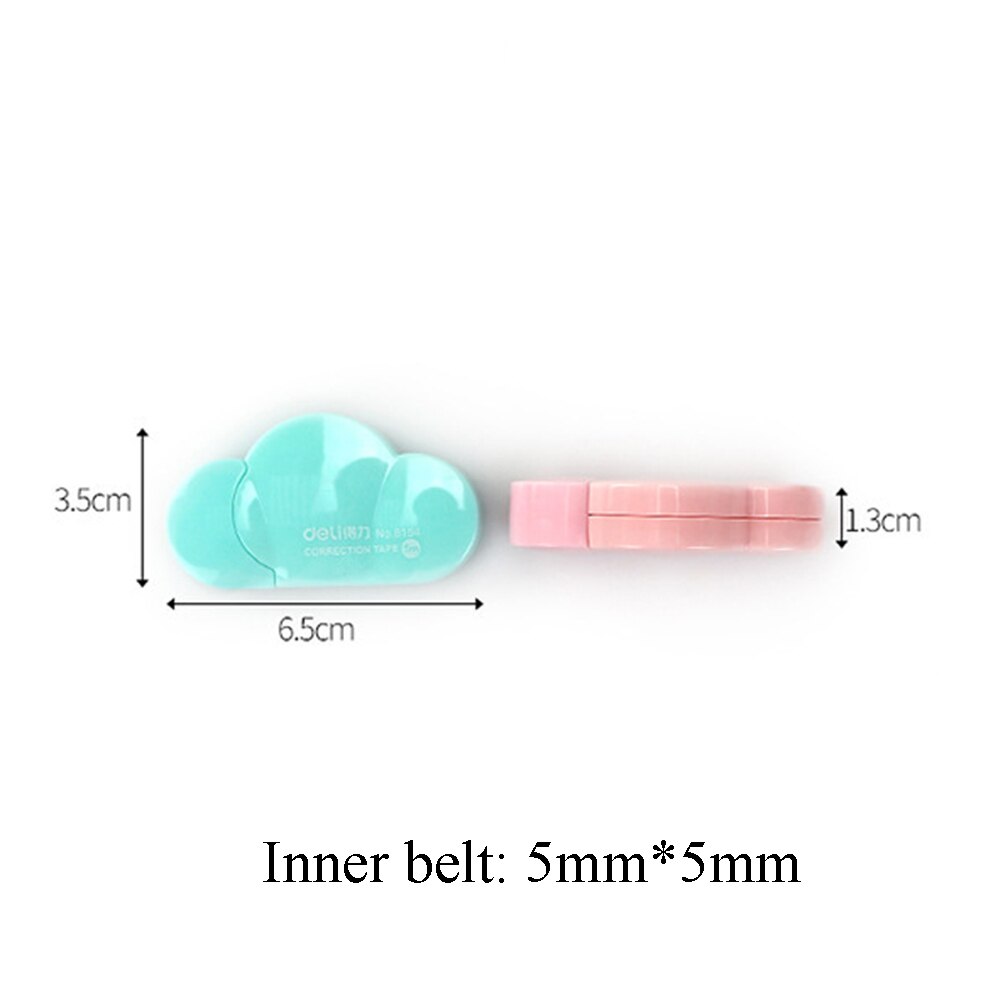 1 PC Cute Mini Small Clouds Shaped Correction Tape School Office Correction Belt Kids Smear Novelty Altered Tools