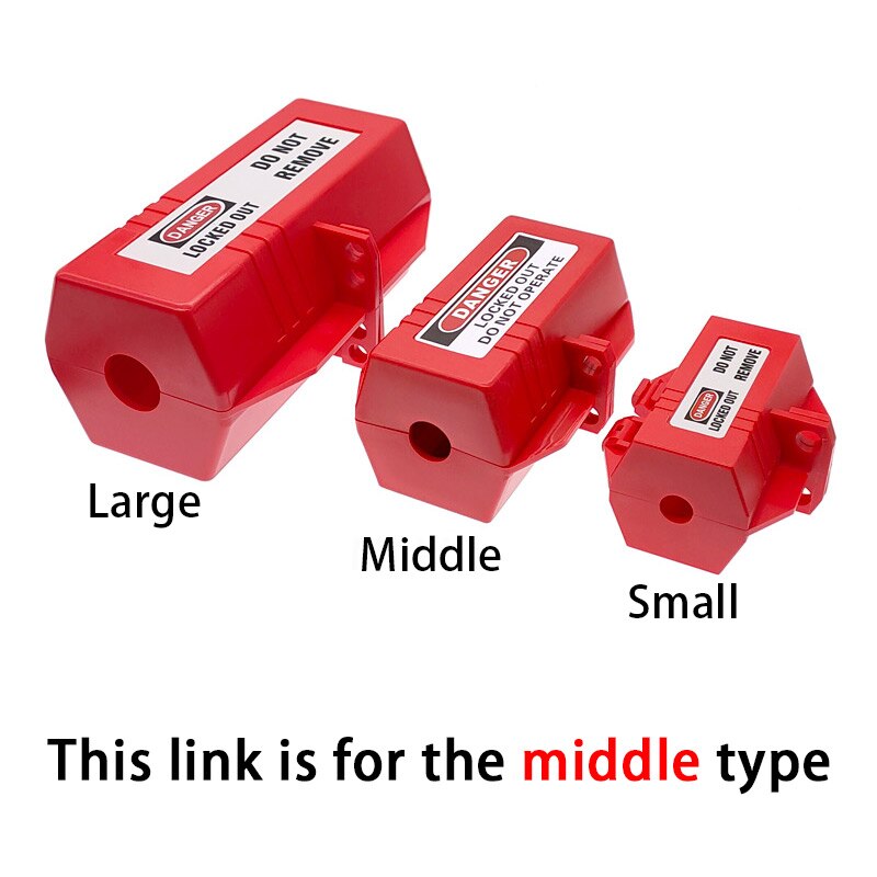 Plug lock box middle household plug industrial plug lockout device safety tool appliance plug box lock