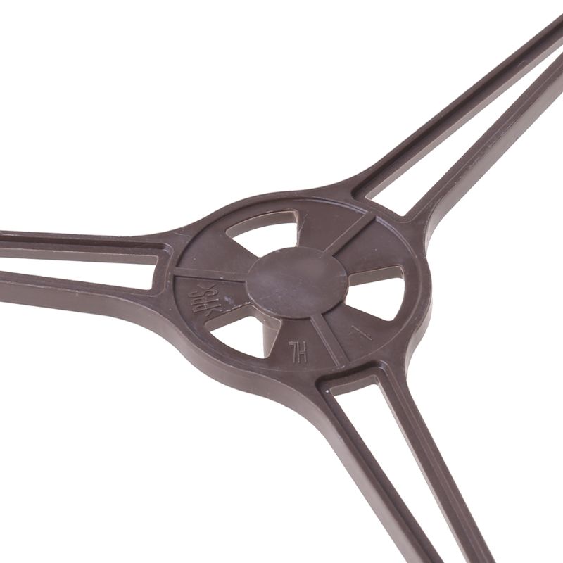 Bandeja en forma de triángulo para horno microondas, placa plana de vidrio de 24,5 cm,