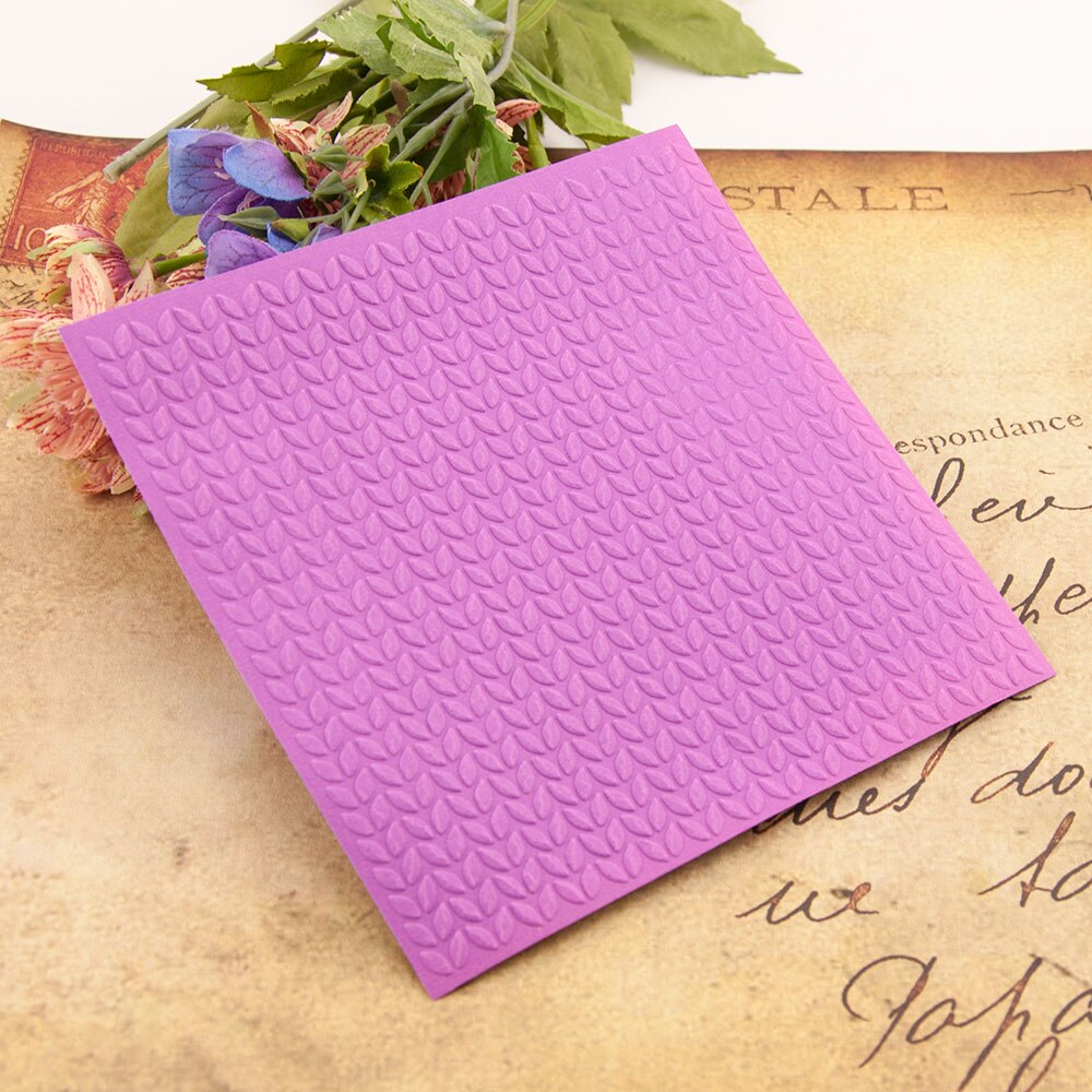 Leaves DIY Embossing Folder Stencils Template Plastic Scrapbooking Card Photo Album Decoration for Clipbook Blessing Card