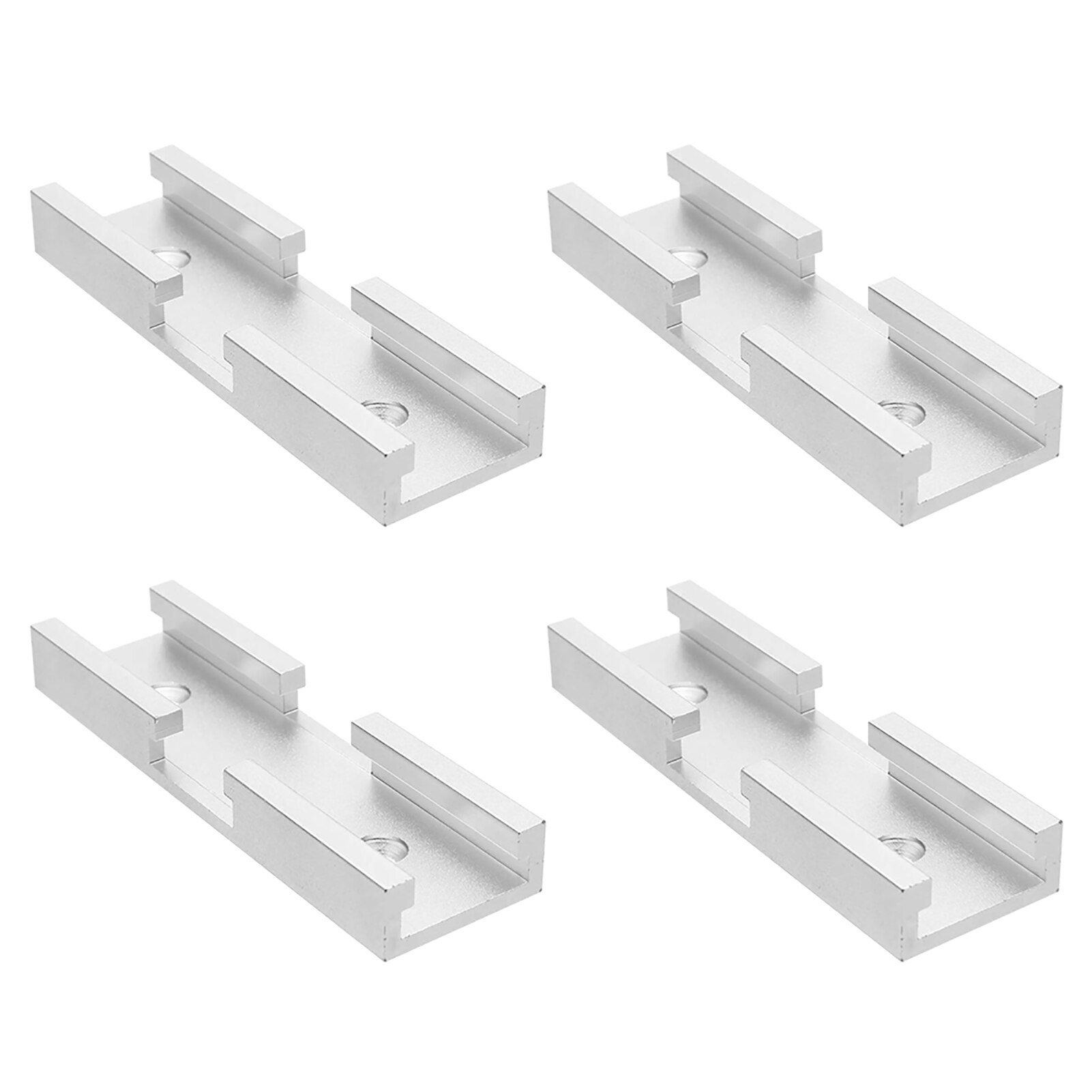 80mm Woodworking Slides Practical Slot Connector Fixture Miter Jig Aluminum T-track Rail For Router Table Furniture Tool T-Slot
