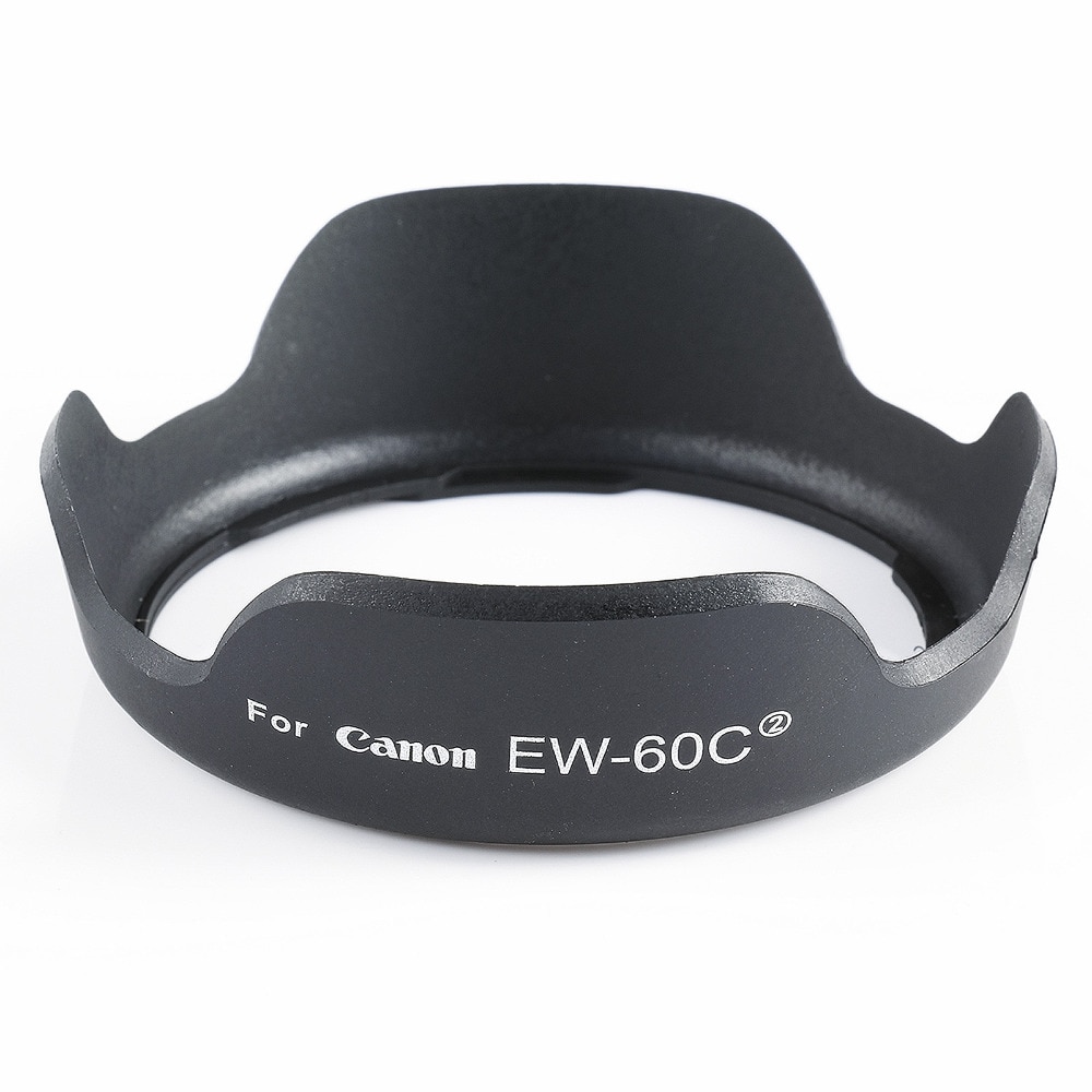 Camera Zonnekap EW-60C Zonnekap Bajonet petal Omkeerbare zonnekap Voor Canon EF-S 18-55mm F/ 3.5-5.6 IS II 58mm Lens