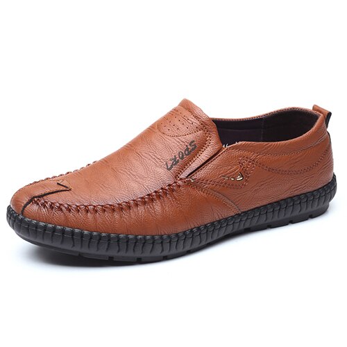 Iierd – mocassins en cuir microfibre pour hommes, – Grandado