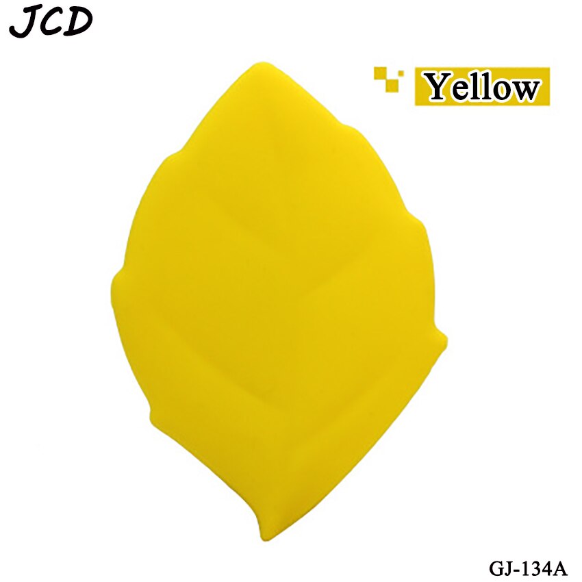 Jcd 1 mini gobelet portable en silicone pour voyage en plein air, motif feuille d'érable, pour se brosser les dents, pour le camping: Jaune