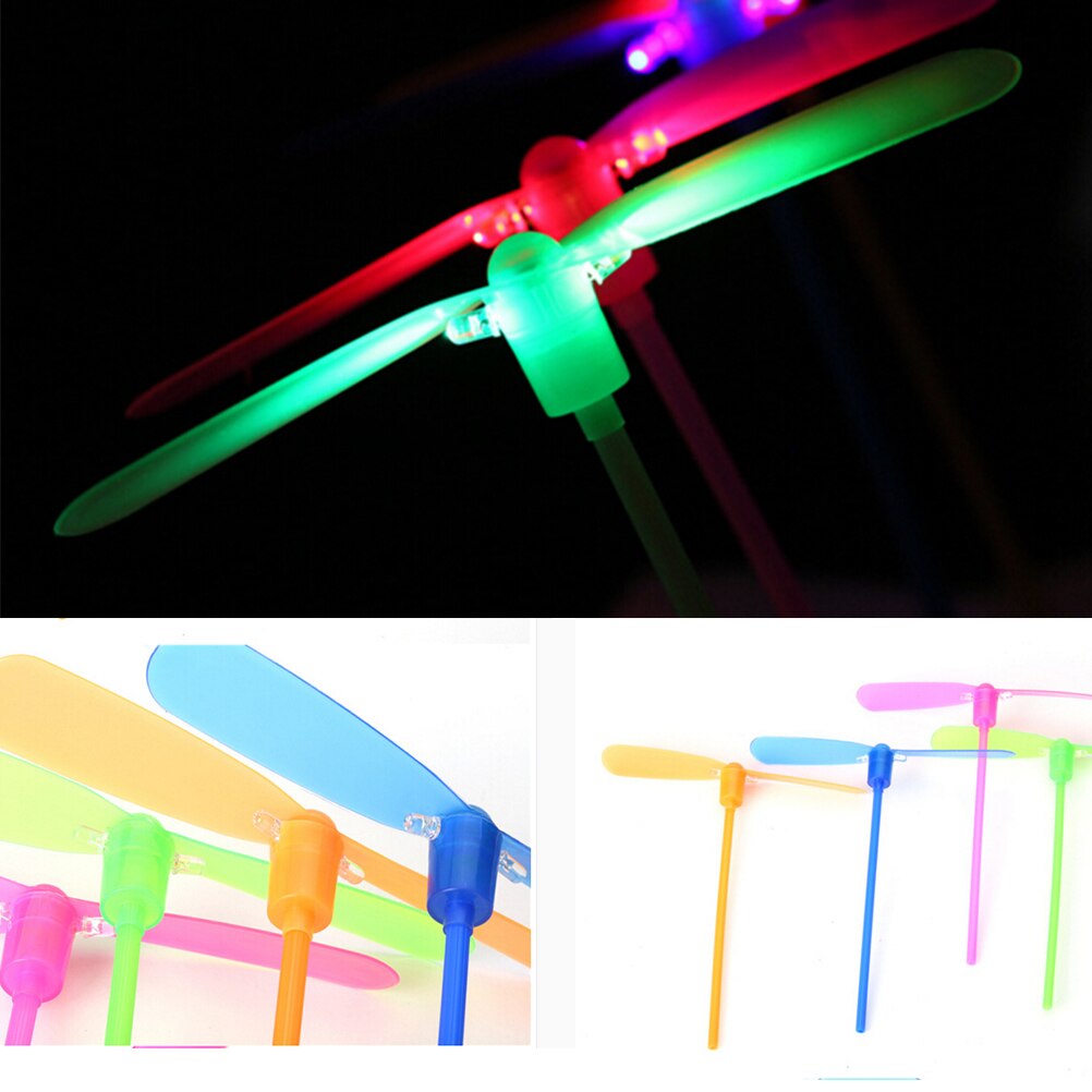 Led Unisex Klassieke Speelgoed Libelle Vliegende Spinning Light-Up Traditionele Kleurrijke Kinderen Speelgoed Cadeau Voor Kinderen