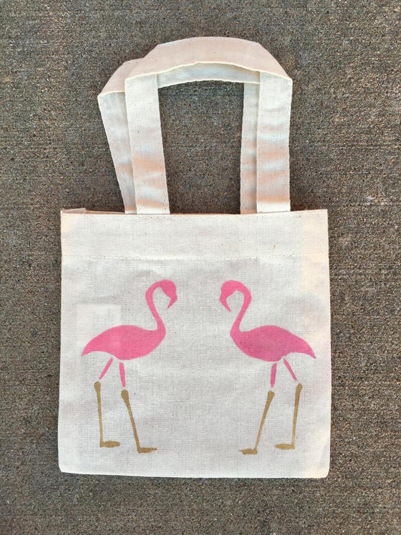 Flamingo taske tropisk sommer hawaiian luau polterabend fødselsdag strand pool bryllup brude baby shower dekoration: Default Title