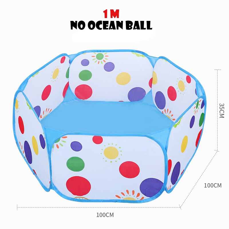 3 in 1 havbolde pools babylegetøj kuglegrav med telttunnelkurv indendørs legetøj til småbørn