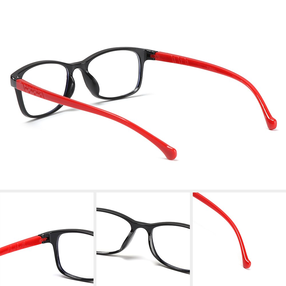 1Pc Anti-blue Light Kids Glasses Children Square Optical Frame Eyeware Boys Girls Computer Transparent Eyeglasses