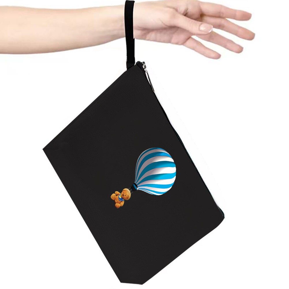 Cosmetische Tas - 3D Print Linnen - Ritsluiting - Reistoiletartikelen Organizer Pouch