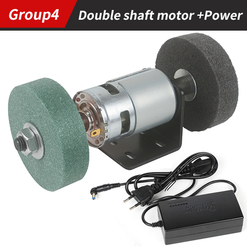 Small Grinding Machine polisher machine grinder sharpening Machine Home DIY Jade Jewelry Dental Bench Sanding Tools: Silver