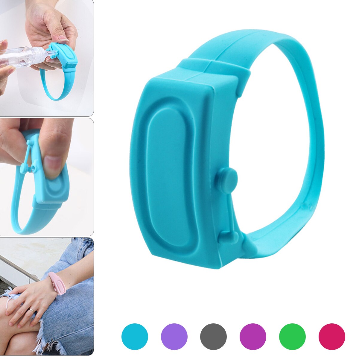 Silicone Wristband Hand Dispenser Sanitizer Bracelet Pumps Disinfectant Sanitizer Dispenser Bracelet