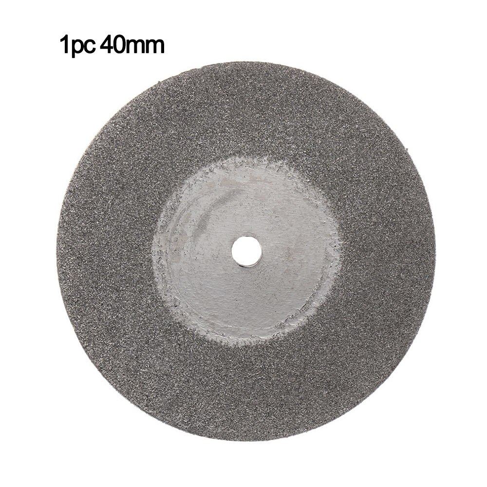 1/12 stücke 20-50mm Diamant Trennscheiben einstellen Glas Mini Jade Stein Kreissäge Klinge Schleifen schneiden Rad fliesen Schleif Dreh Werkzeug: 1pc 40mm