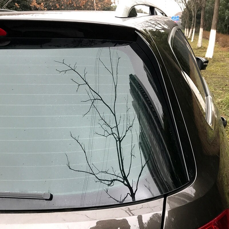 Alerón de techo trasero negro de coche cuchillo de viento de cola de flanco para Passat B6 B7 accesorios de carro