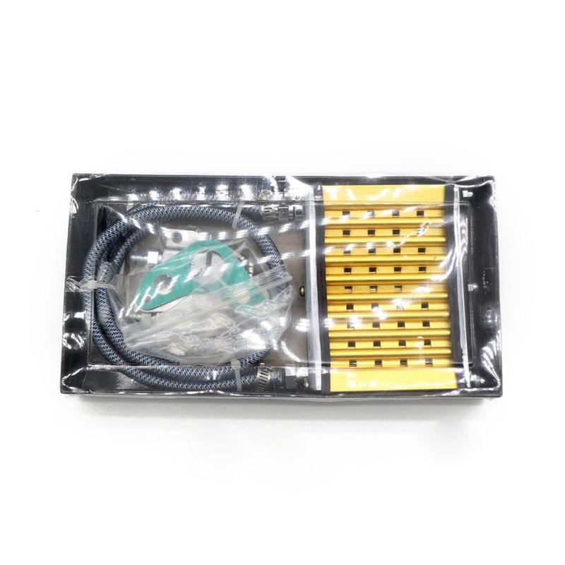 Aluminum Motorcycle Intercooler Engine Oil Cooler Cooling Radiator Kit for 125cc 140 150cc PIT PRO Trail Dirt