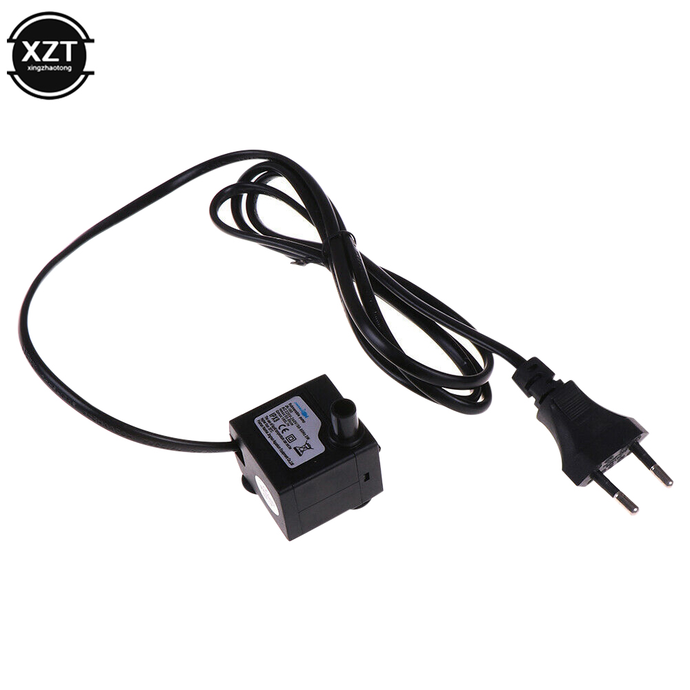 Mini AC 220 V 3 W Tauch Wasserpumpe Aquarium Brunnen Luft Aquarium Teich Wasserpumpe EU Stecker 220 v Wasser Pumpen