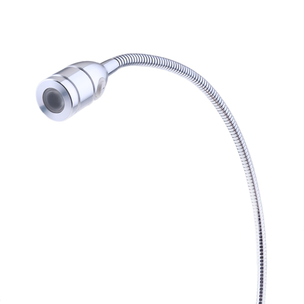 12V 3W Flexible Gooseneck LED Reading Light Wall Mount For Bedroom/Living Room