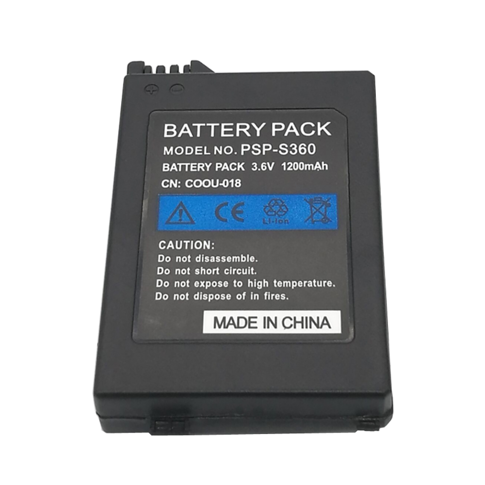 2pcs 3.6V 1200mAh Battery Pack for Sony PSP2000 PSP 2000 PSP3000 PSP 3000 PSP-S110 PlayStation Portable Rechargeable Batteries