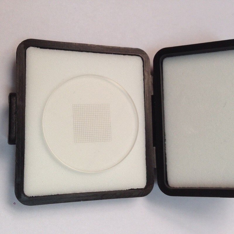 Średnica 19 mm 20 mm 27 mm mikrometr okularowy DIV 0.5mm soczewka okularowa z siatką 20x20 siatka kalibracja netto robić mikroskopu