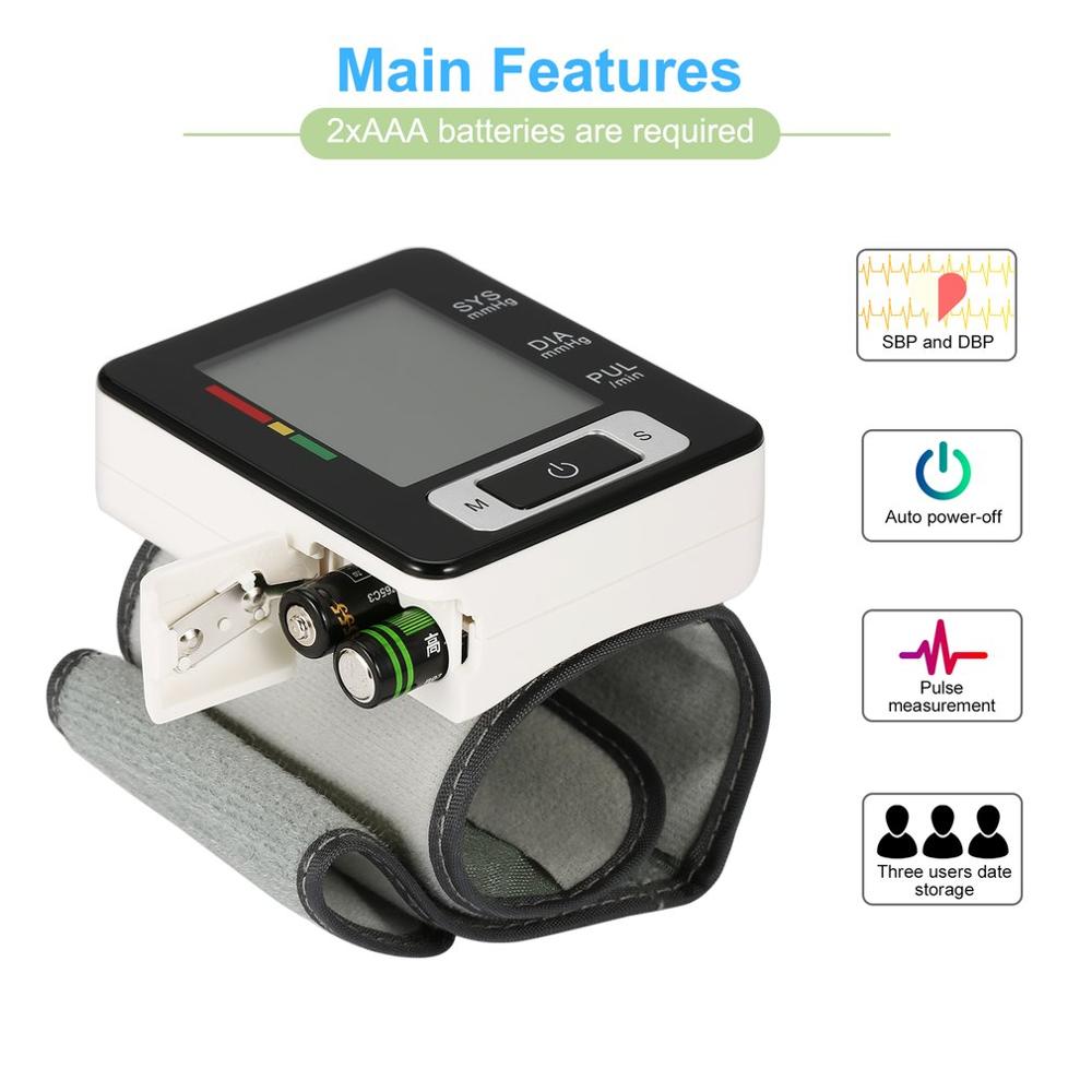 Automatic Upper Arm Style Electronic LCD Display Blood Pressure Monitor English Voice Heart Beat Meter Sphygmomanometer