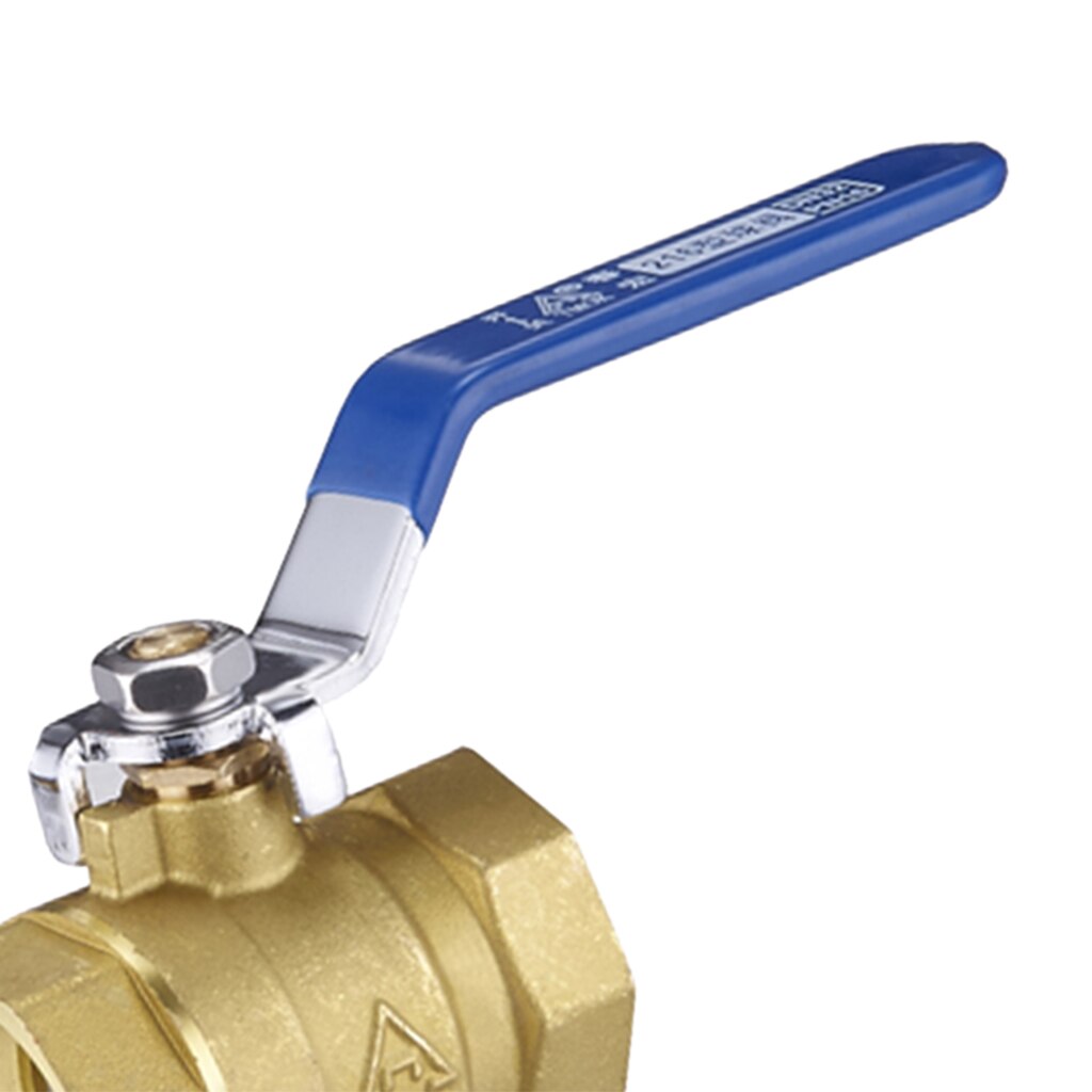 Brass Ball Valve 3/4'' NPT Female Threaded Shut-Off Drain PT Gas Fluid Valve