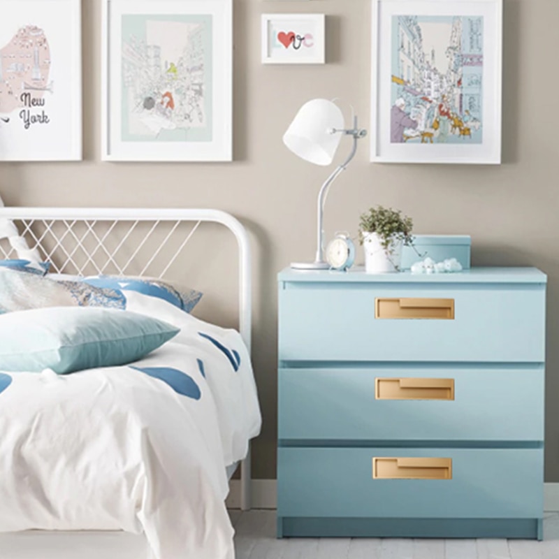 2pcs/lot Barn Door Handle Sliding Door Pulls Drawer Knobs And Handles Wardrobe Cabinet Door Accessory