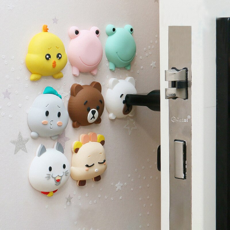 Cojín de silicona para puerta y pared, protección para la pared, reduce la apertura de la puerta, evita daños en los impactos