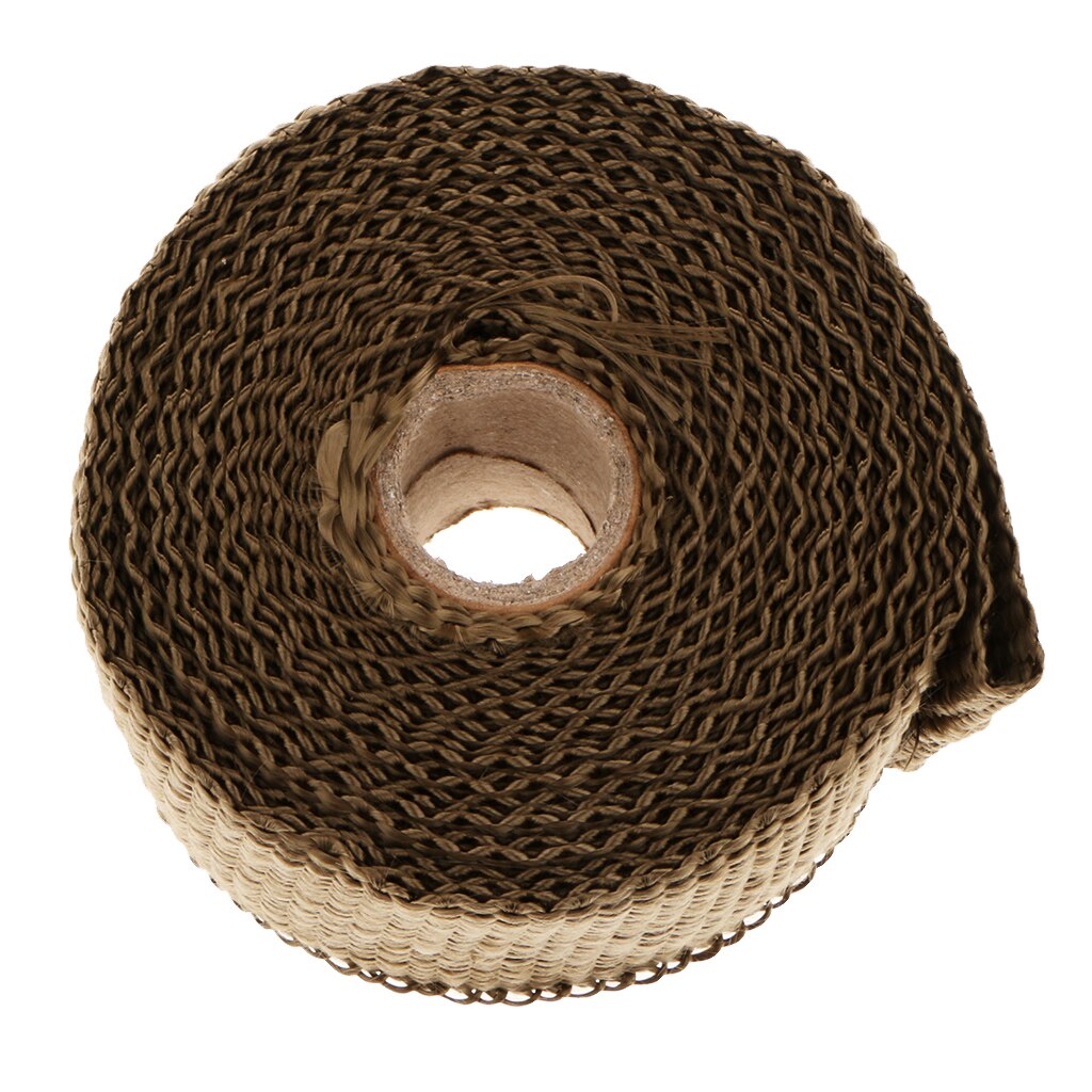 2 inch x 50ft High Temperature Header Manifold Exhaust Wrap: brown