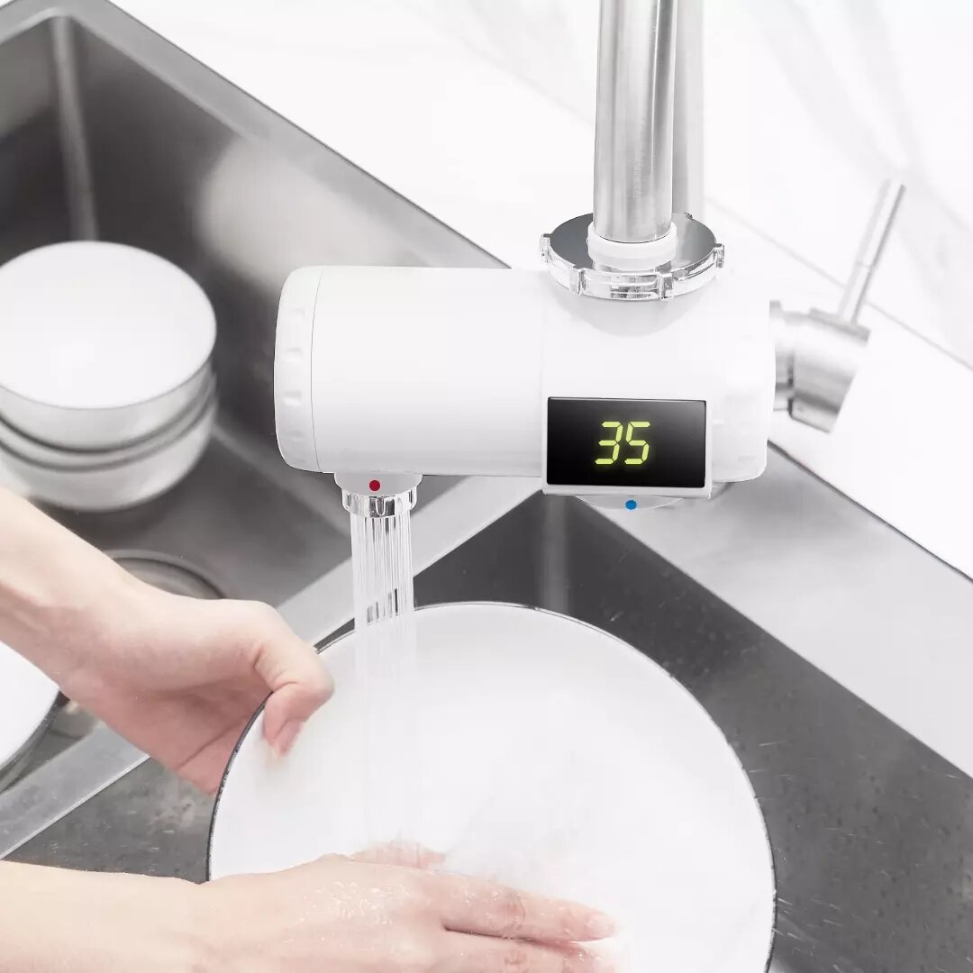 Xiaoda Instant Heating Faucet Kitchen Electric Water Heater Temperature Cold Warm Adjustable Faucet