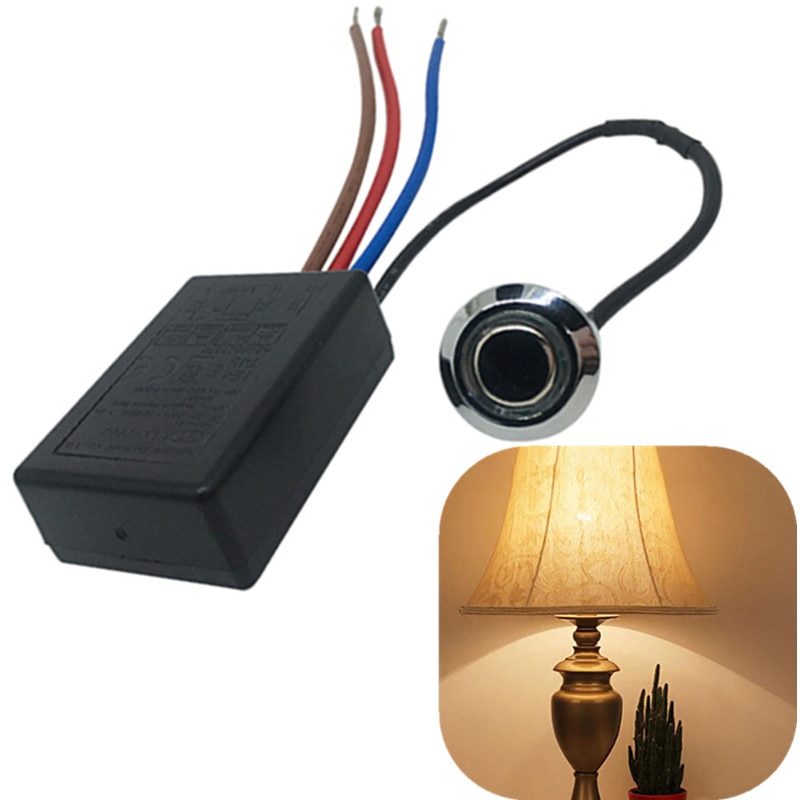 UNS/EU 0,3 A/0,8 EINE LD-600S Bauen-in 3 Weg Finger berühren Dimmer AUF/aus schalter uns EU 220V-240V 20W-150W
