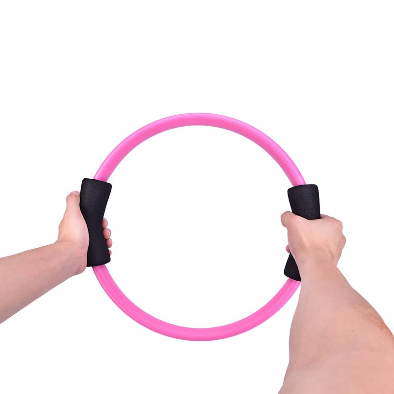 Pilates ring magisk cirkel dobbelt greb sportsudstyr yoga ring træning fitness kropsmassage loop tabe sig udstyr