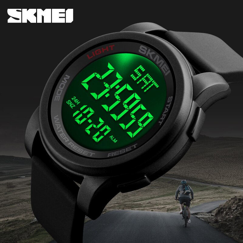 Skmei Top Heren Horloges Casual Led Digitale Horloge Mannelijke Horloges Waterdichte Sport Horloges Klok Relogio Masculino 1257