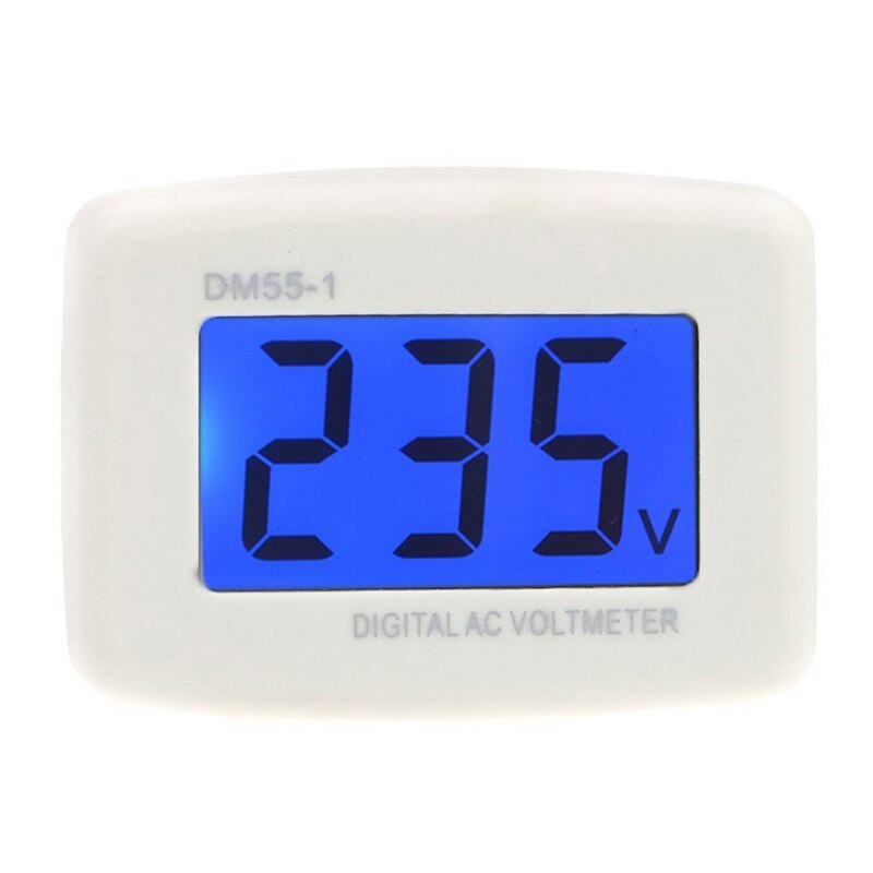 Voltímetro digital DM 55 - 1 AC 80 - 300 V LCD, medidor de pluma eléctrica enchufable de EE. UU.