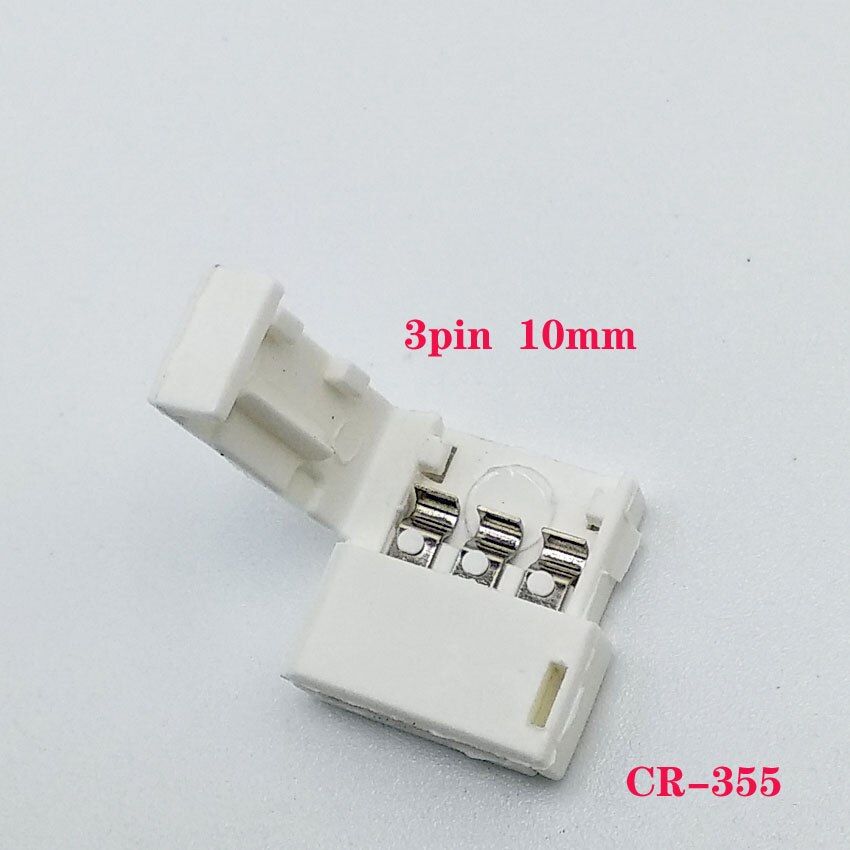 5 stks/partij LED Connector 2 pin 3 pin 4 pin soldeerloze Voor 8mm 10mm 5050 3528 ws2811 ws2812b 5630 5730 smd LED Strip: 1-CR-355