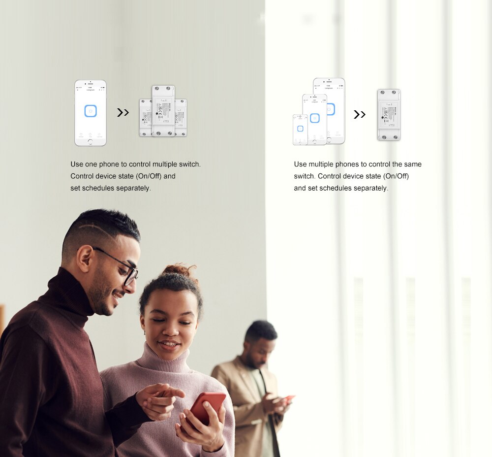 Woolley wifi älykäs valokytkin moduuli katkaisin ajastin älykäs tee-se-itse-kytkin 10a langaton kaukosäädin toimii alexa google home