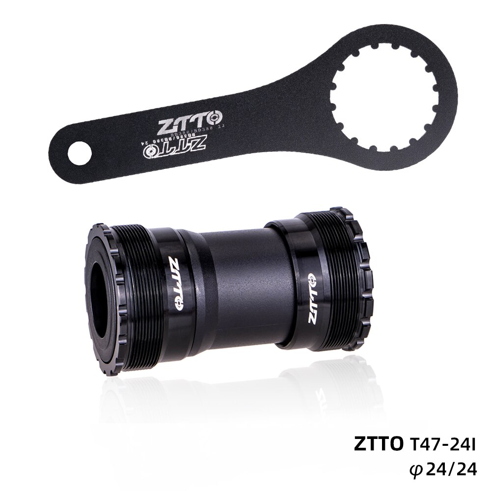 ZTTO bicicletta T47 movimento centrale 24 guarnitura doppiare 29 30mm filettatura cuscinetto sigillata 47 68 73mm conchiglia 28.99mm spline asse MTB strada bicicletta: T47-24i TOOL