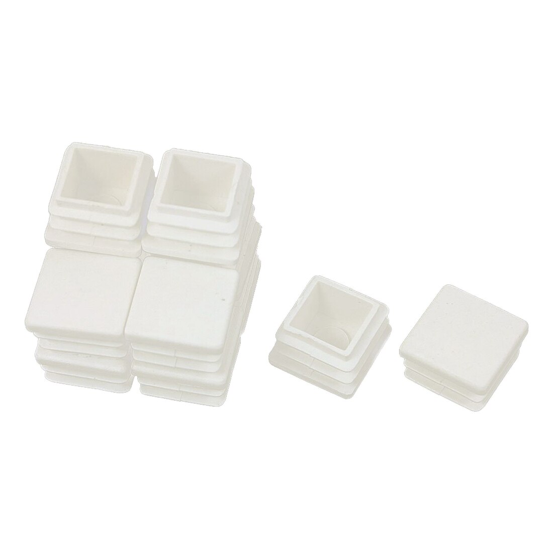 20 Mm X 20 Mm Plastic Witte End Caps Blanking Versie Van De Caps Spare Caps Accessoires Voor professionele Vierkante Buis