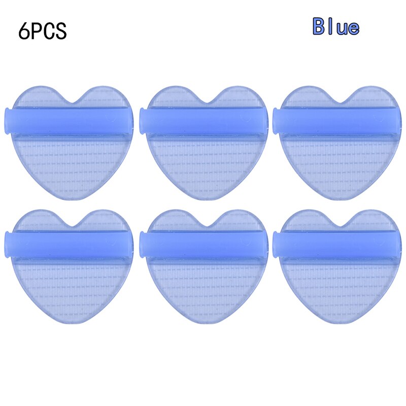 6 stuks/partij bedlakenklemmen nieuwigheid lakenhouder antislipclipset antislip bedovertrek dekbedovertrekbevestiging kunststof grijpers knijpers: Blauw