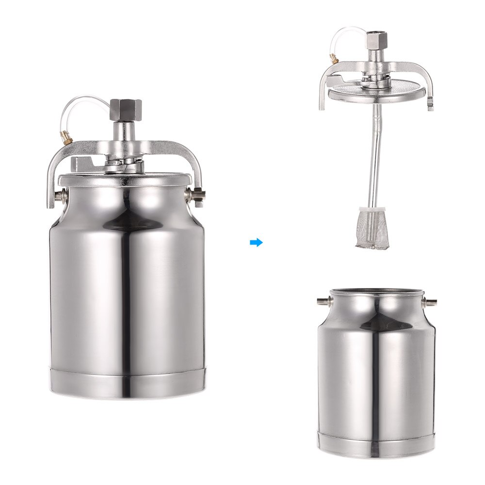 Aluminum Alloy Airbrush Set Spray Gun High Pressure Siphon Feed Paint Spray Machine with 1.8mm Nozzle & 1000CC Cup